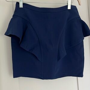 Blue mini skirt, size small